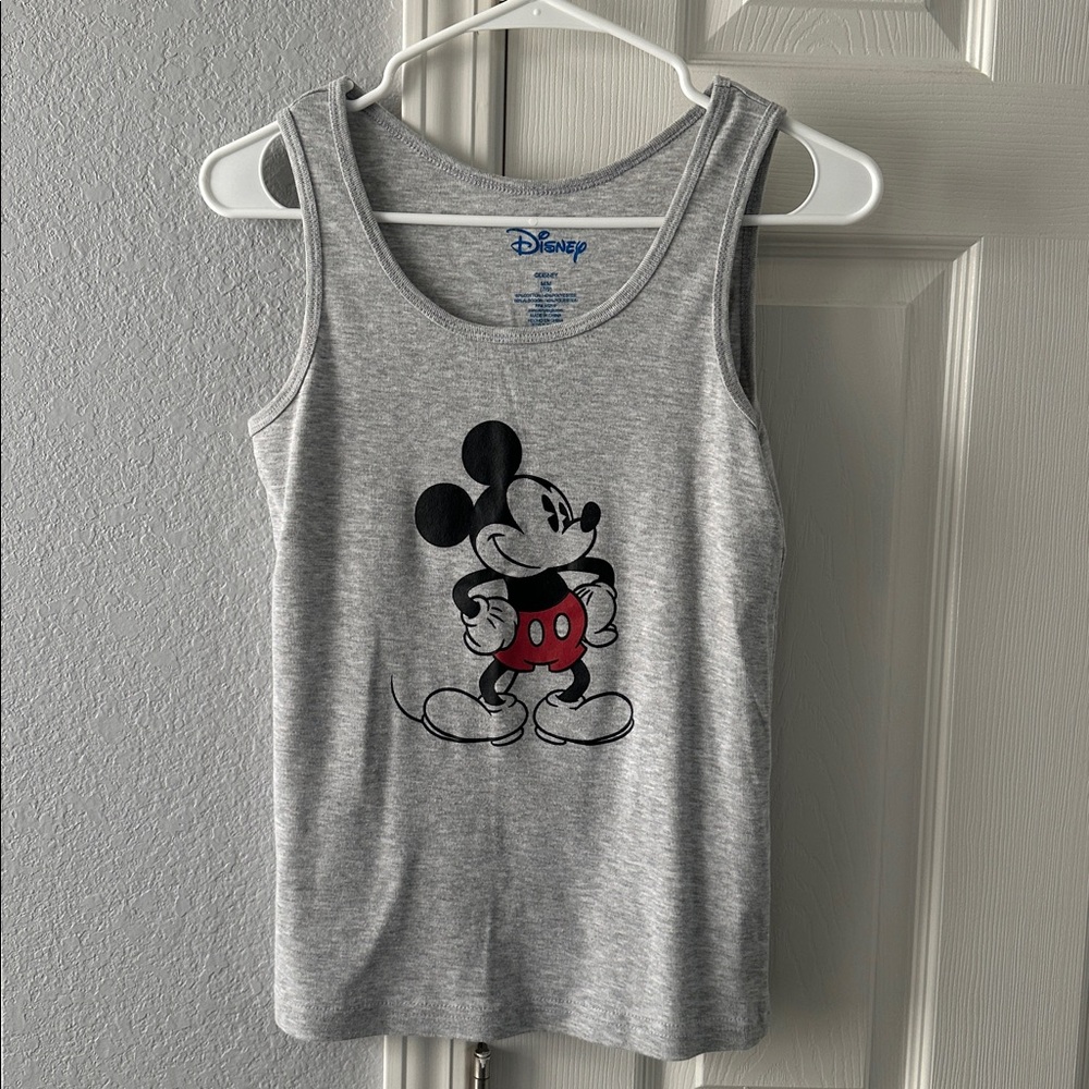 Disney Grey Mickey Mouse Tank Top